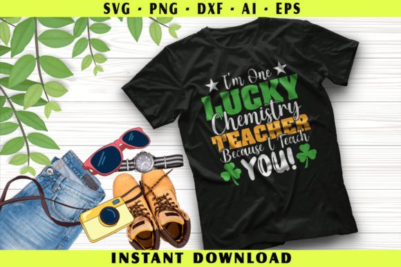 I’m One Lucky Teacher: A Versatile SVG Design for Crafts and Graphics