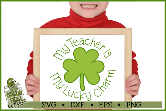 My Teacher is My Lucky Charm SVG: A Versatile Graphic for Crafts and Graphics