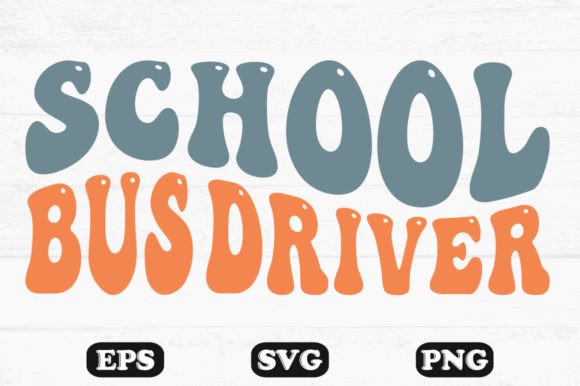 School Bus Driver Retro Wavy SVG T-shirt Review for Real Projects