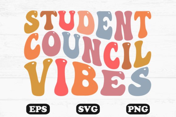 School Counselor Vibes Retro Wavy SVG: A Versatile Graphic Design Asset for Crafts & Branding